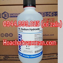 Hóa chất 1N - Sodium hydroxide Duksan Hàn Quốc chai 1 lít, NaOH 1N, NaOH 1 mol/lit